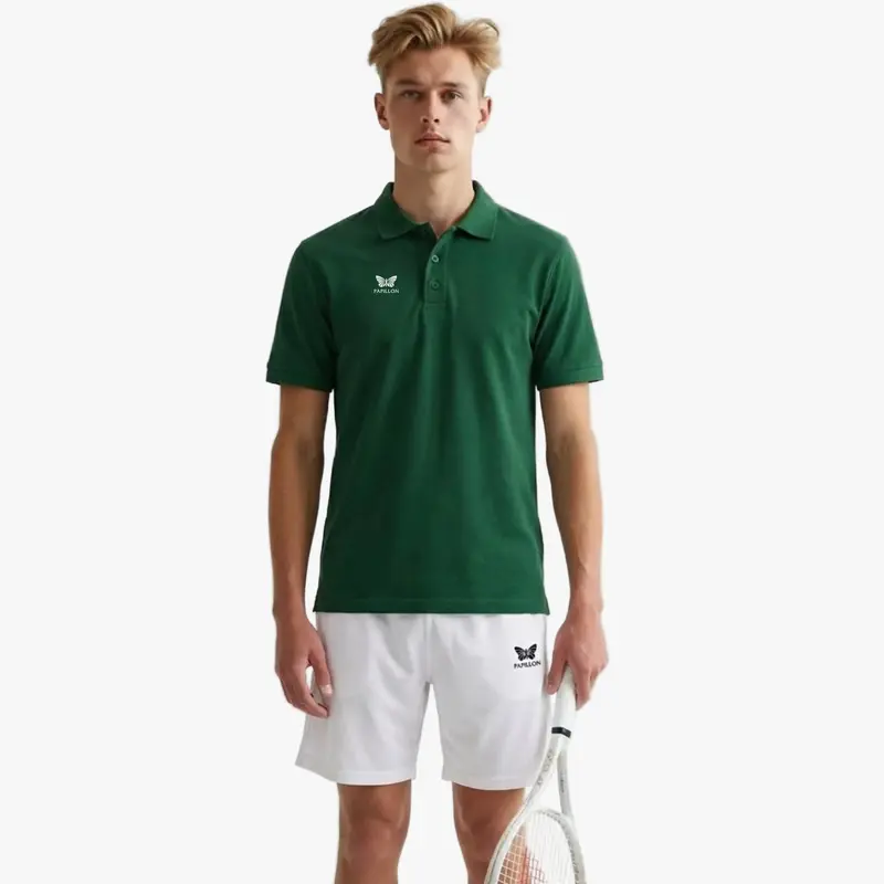 PAPILLON POLO HERREN, DUNKEL-GRÜN