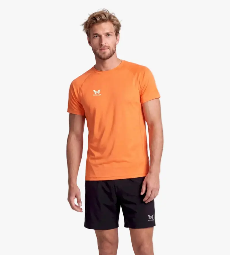 PAPILLON PREMIUM T-SHIRT HERREN 2.0, NEON-ORANGE