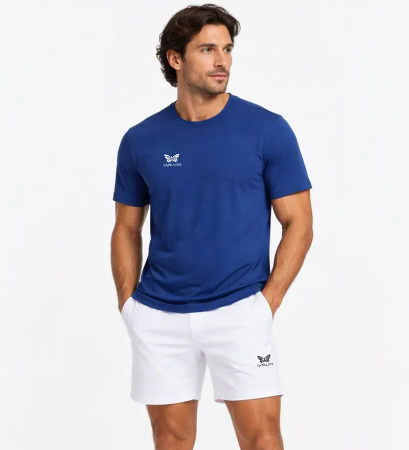 PAPILLON PREMIUM T-SHIRT HERREN, NAVY