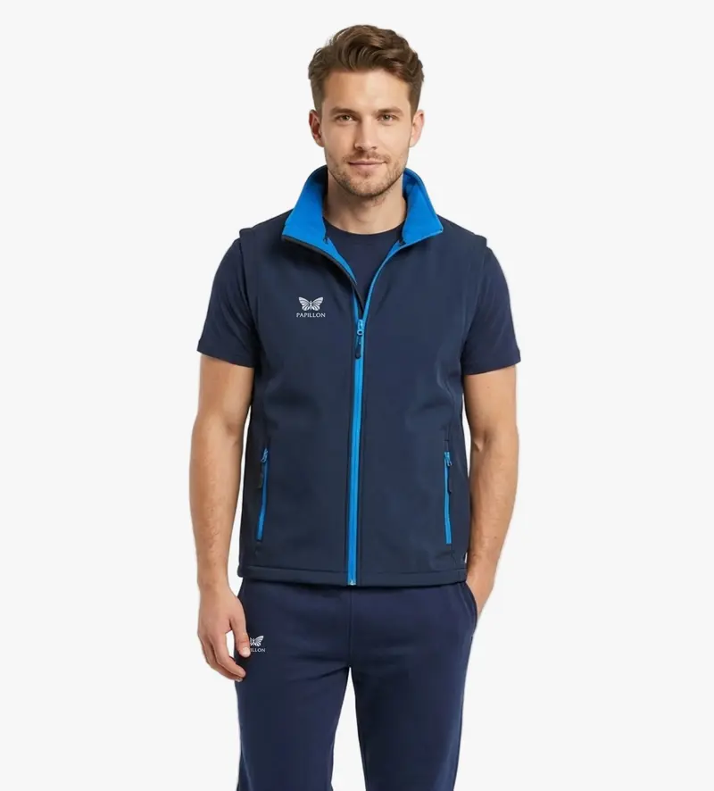PAPILLON SOFTSHELL WESTE HERREN 2.0, NAVY