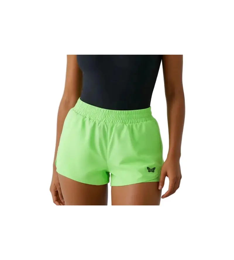 PAPILLON TENNIS SHORTS DAMEN, NEON-GRÜN