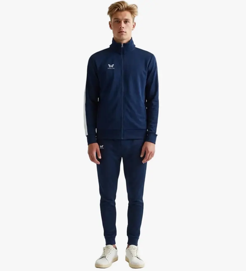 PAPILLON TRAININGSANZUG HERREN, NAVY-WEIß