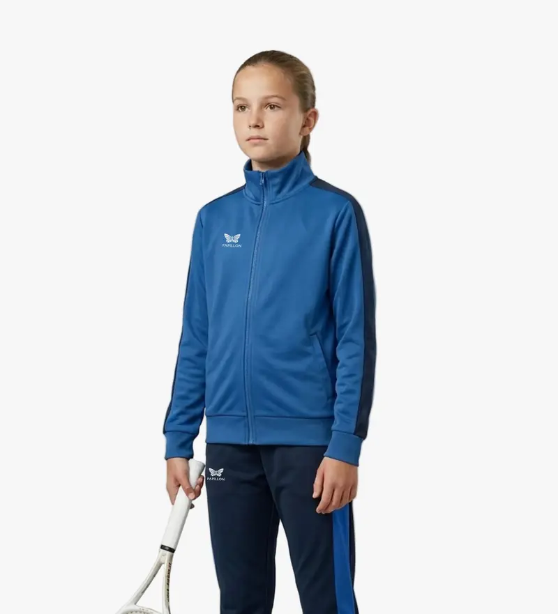 PAPILLON TRAININGSJACKE MÄDCHEN, BLAU-NAVY