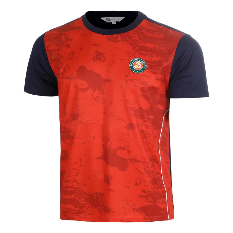 Performance T-Shirt Herren - rost, dunkelblau