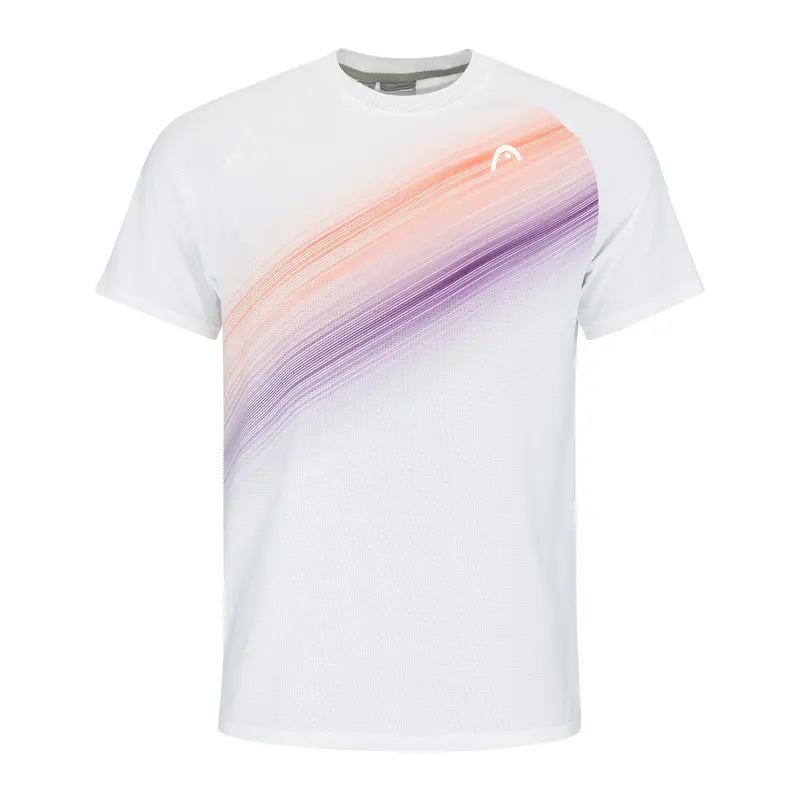 Performance T-Shirt Herren-Weiß,Orange