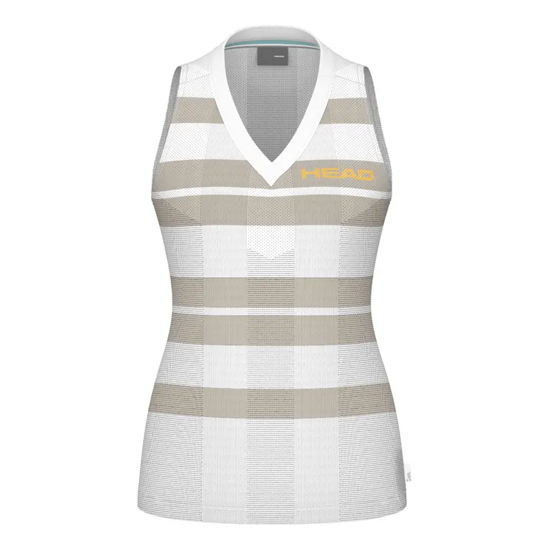 Performance Tank-Top Damen-Weiß,Beige