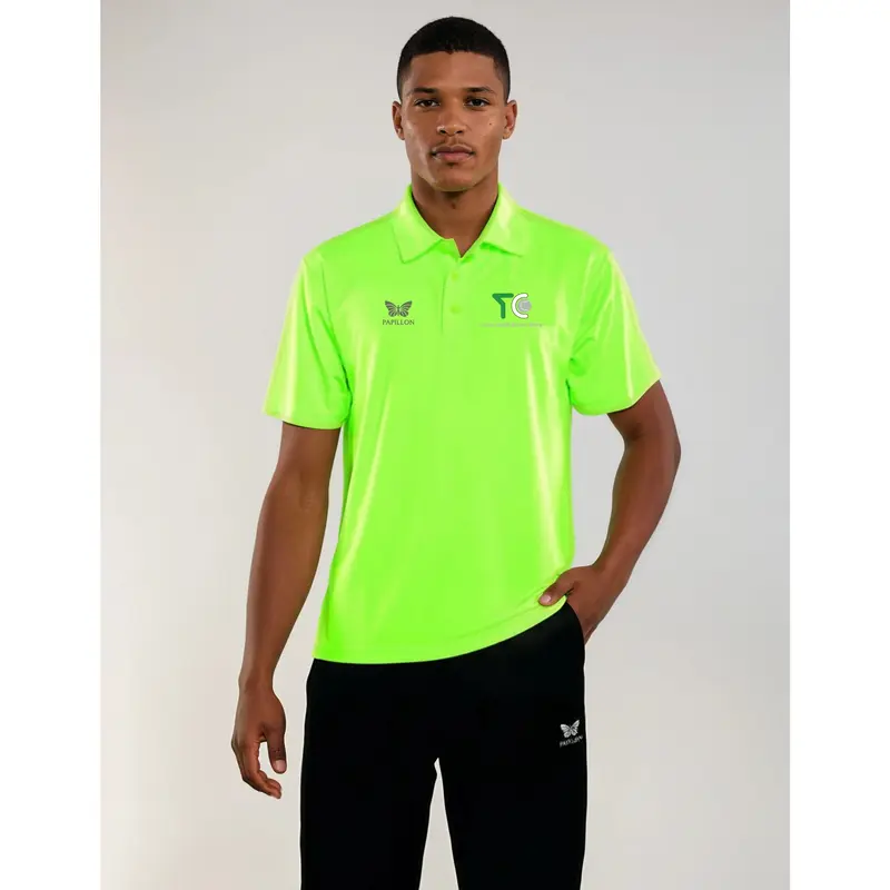 POLO HERREN, NEON-GRÜN