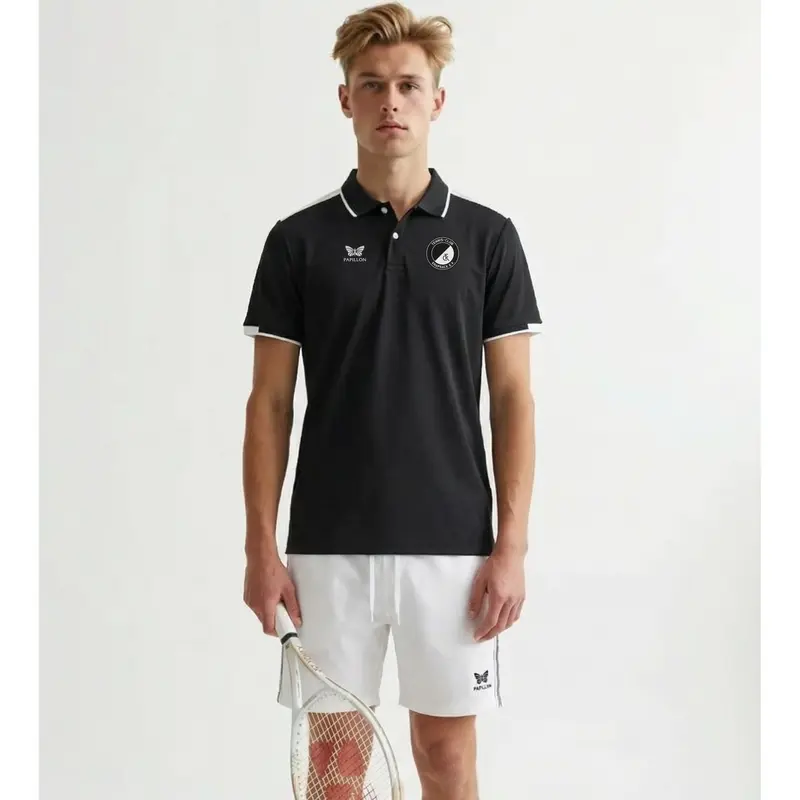 POLO HERREN, SCHWARZ-WEIß