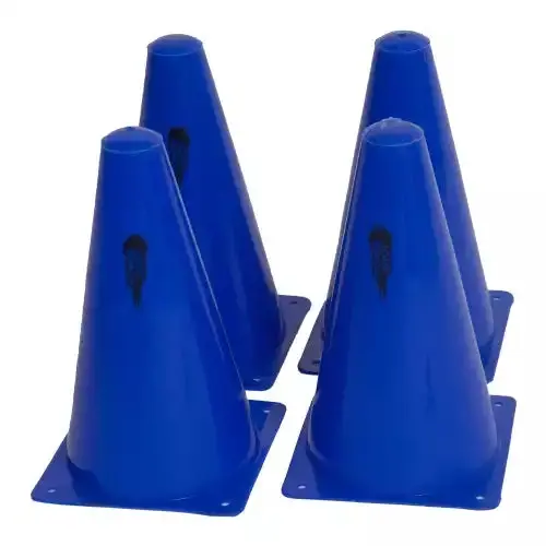 Set di 4 coni di delimitazione - 23cm ROSSO