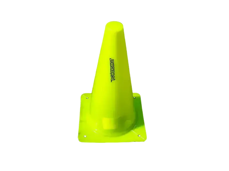 Set di 4 coni di delimitazione - Giallo 30 cm