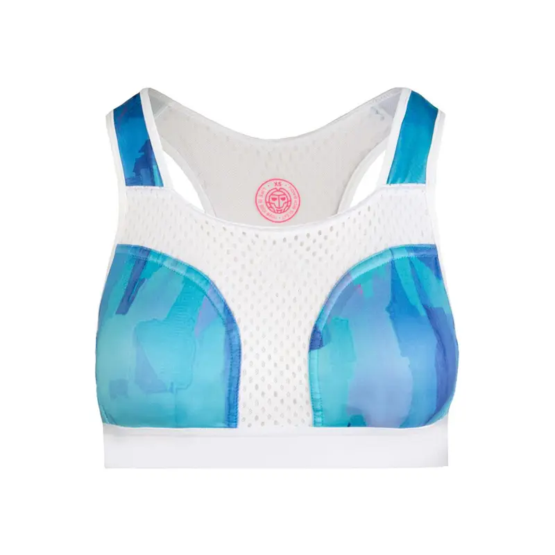 Singa Tech Sport-BH Damen-Weiß,Hellblau