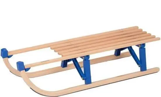 Slitta pieghevole in legno