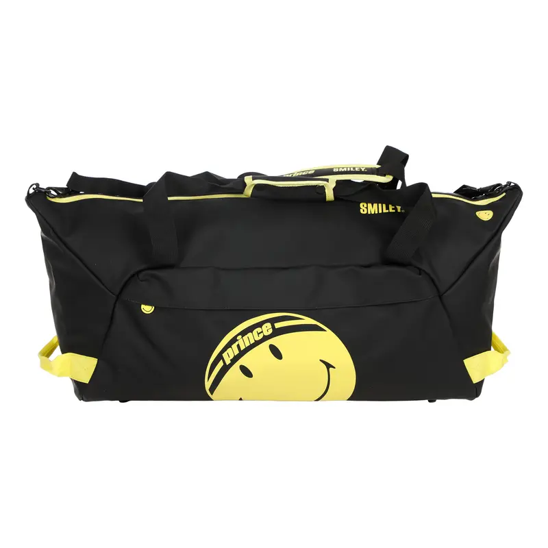 Smiley Sporttasche - schwarz