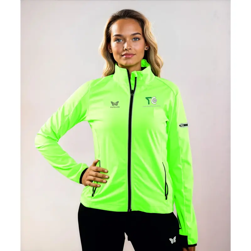 SOFTSHELL JACKE DAMEN, NEON-GRÜN