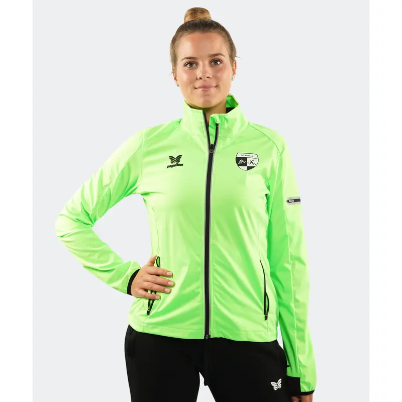 SOFTSHELL JACKE DAMEN, NEON-GRÜN