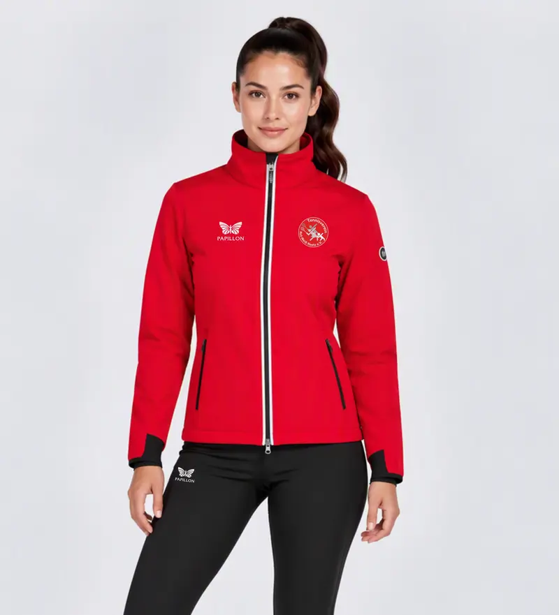 SOFTSHELL JACKE DAMEN, ROT
