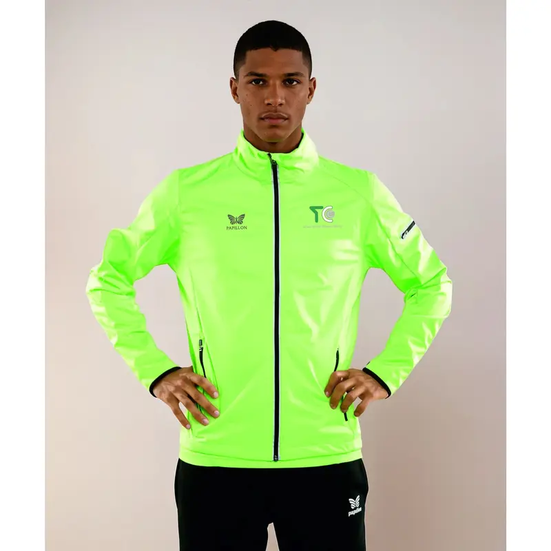 SOFTSHELL JACKE HERREN, NEON-GRÜN