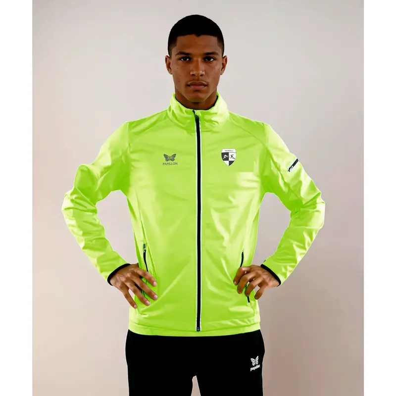 SOFTSHELL JACKE HERREN, NEON-GRÜN