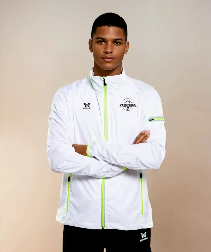SOFTSHELL JACKE HERREN, WEIß (AUSLAUFMODELL)