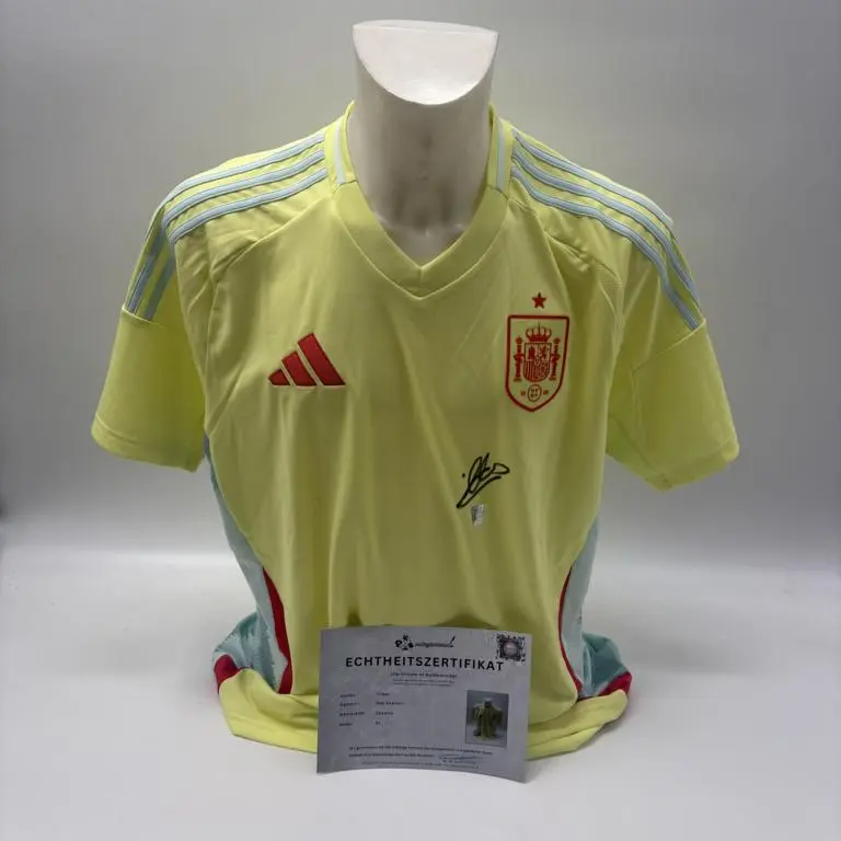 Spanien Trikot Iker Casillas signiert Adidas COA Autogramm XL