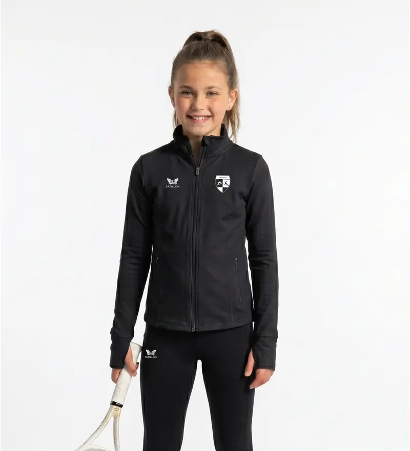 SPORTJACKE MÄDCHEN, SCHWARZ