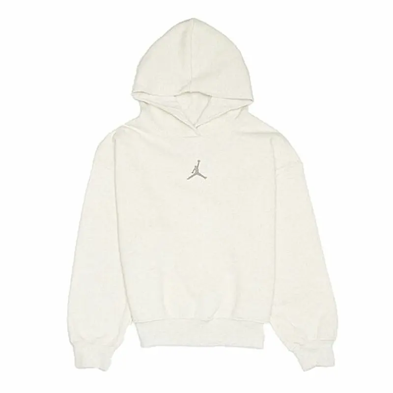 Sweatshirt mit Kapuze für Mädchen Jordan Po-Pull Beige