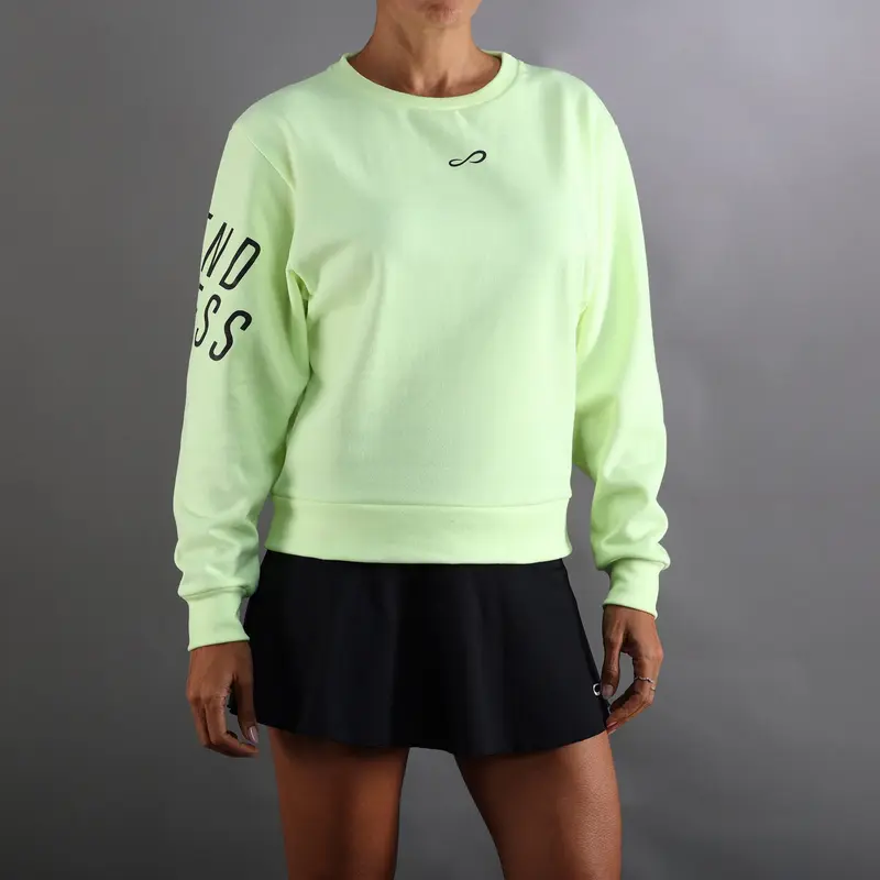 Swell Sweatshirt Damen-Neongelb,Dunkelblau
