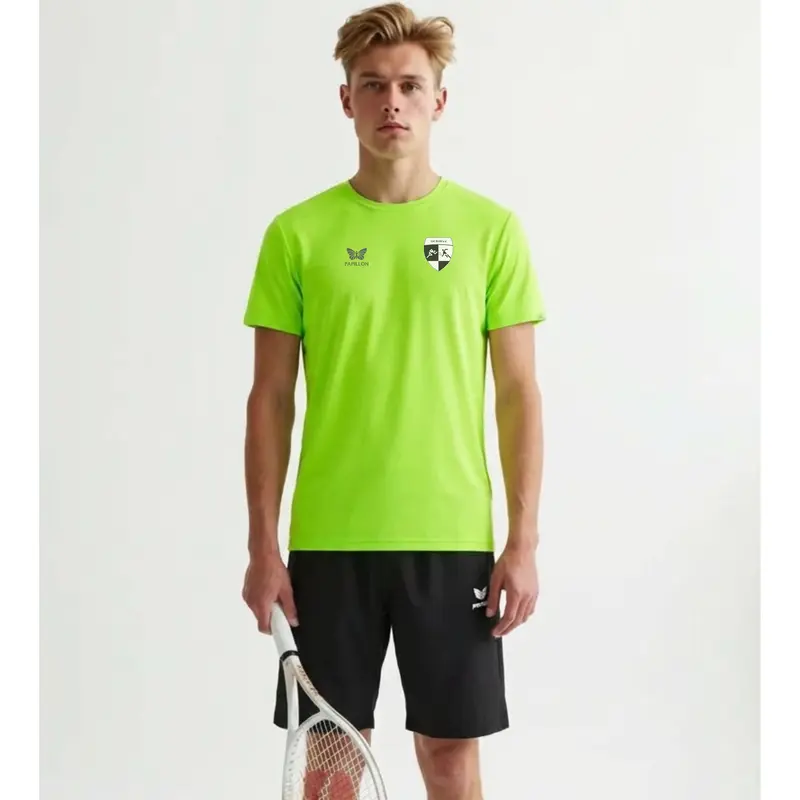 T-SHIRT HERREN, NEON-GRÜN