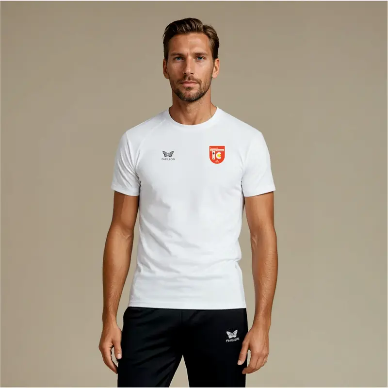 T-SHIRT HERREN, WEIß