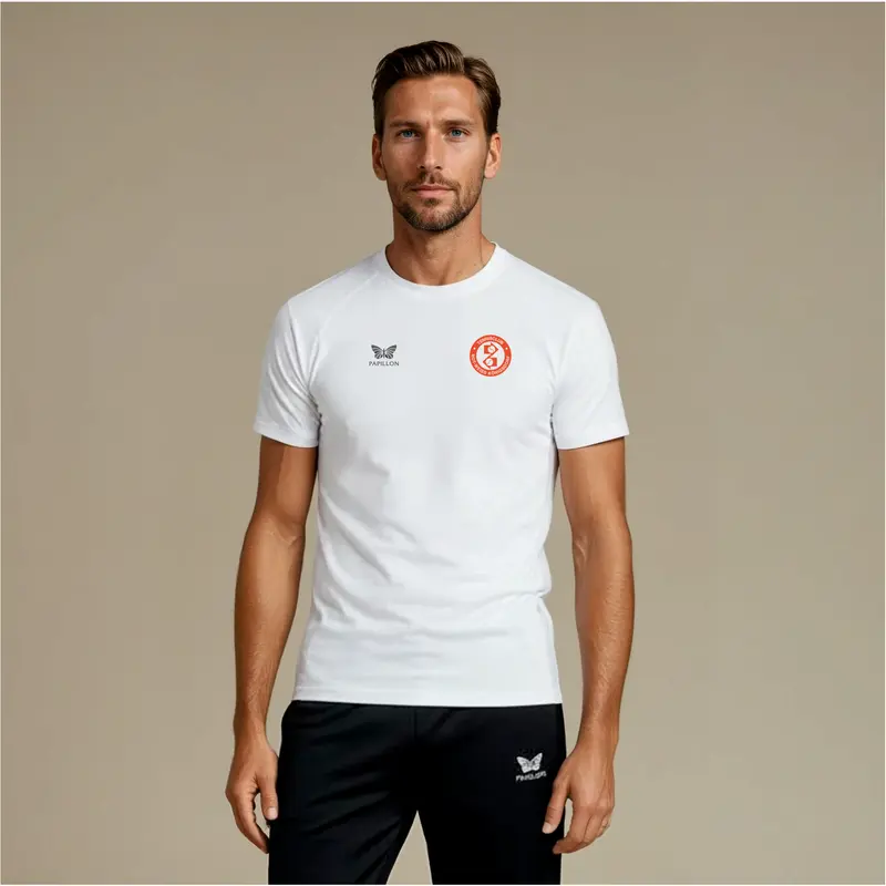 T-SHIRT HERREN, WEIß