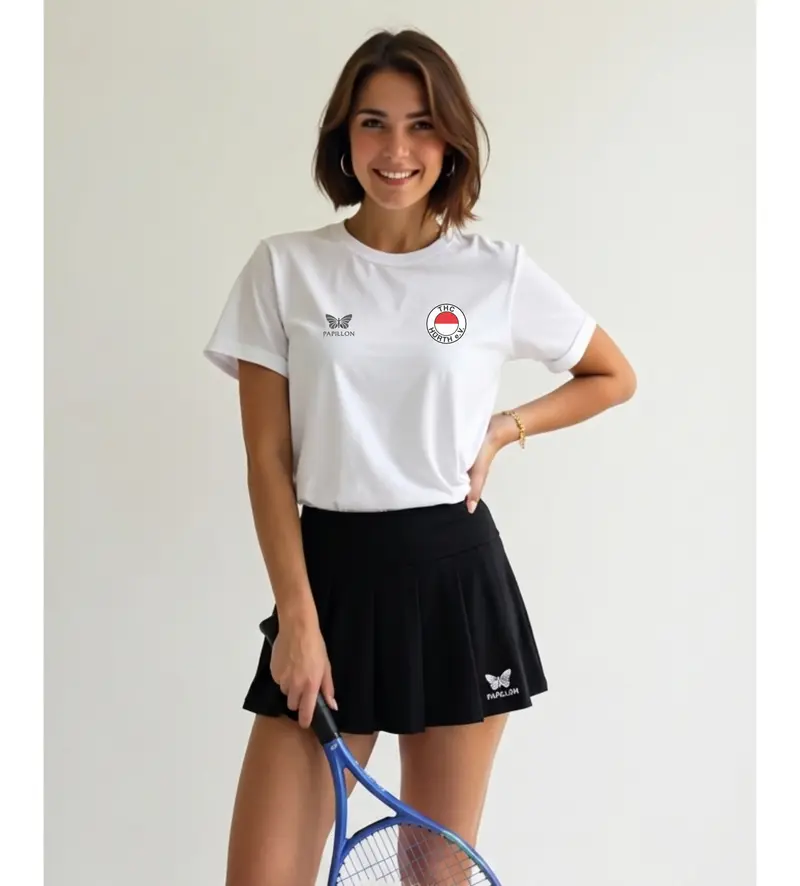 T-SHIRT RUNDHALS DAMEN, WEIß