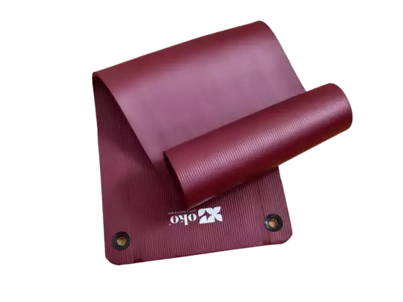Tappetino yoga eco-responsabile (con occhielli) - spessore 1,5 cm