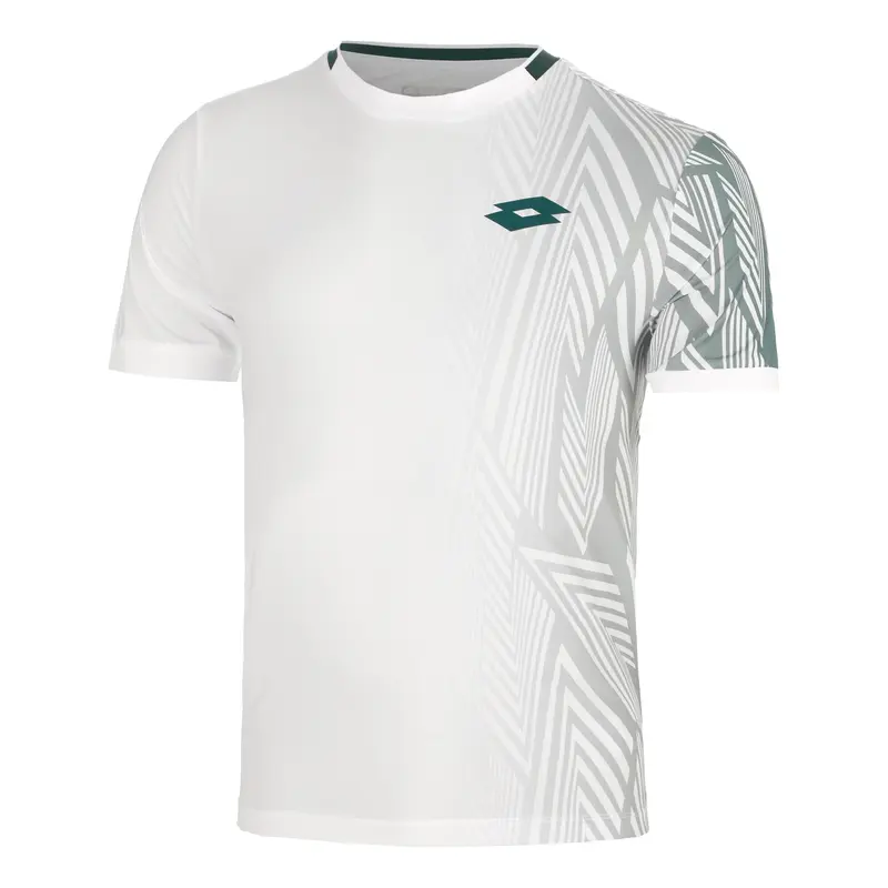 Tech VI T-Shirt Herren - weiß, petrol