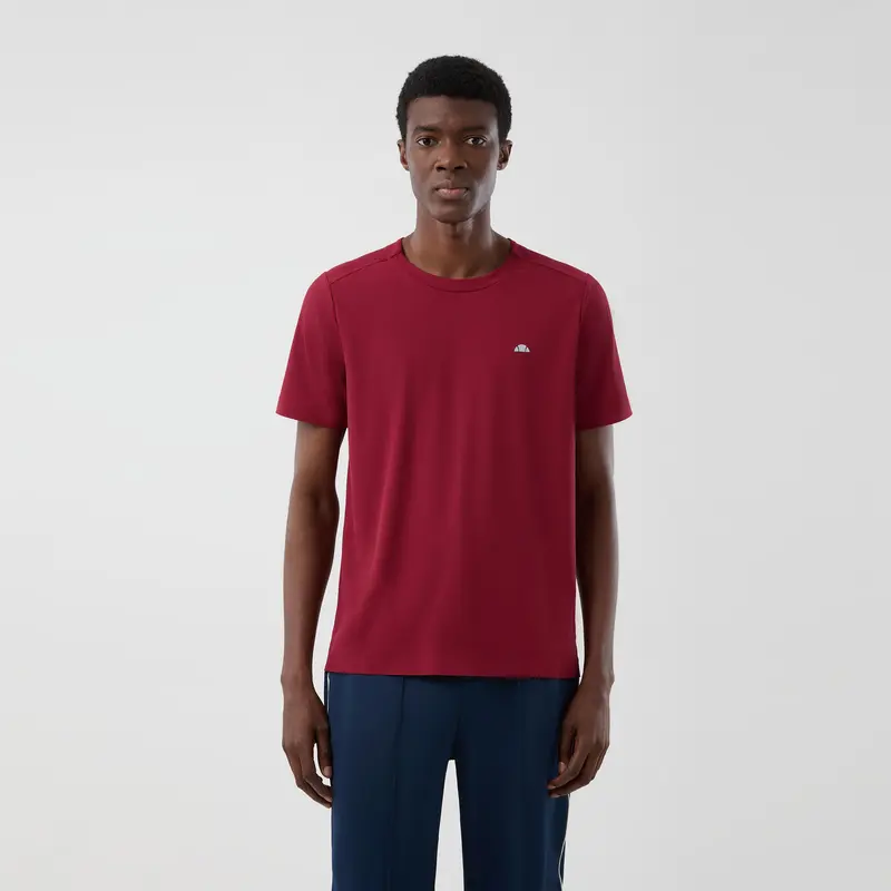 Teller T-Shirt Herren - weinrot