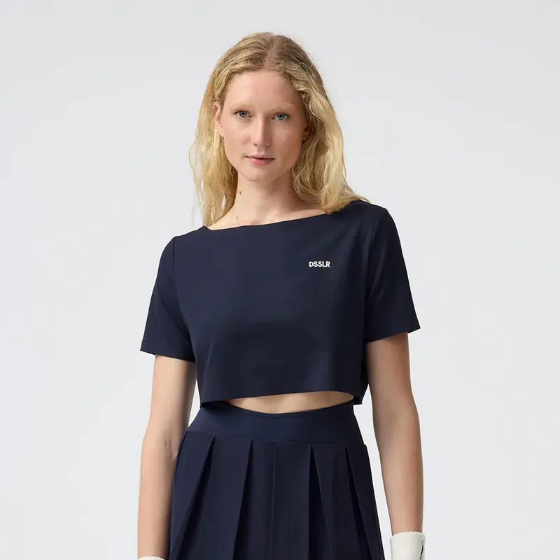 Top Layer T-Shirt Damen-Dunkelblau