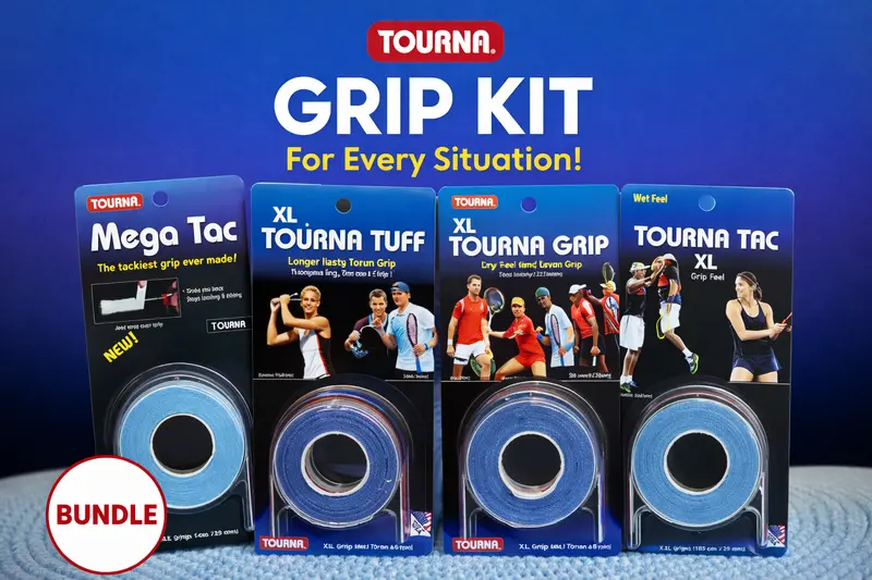 Tourna Grip Kit Bundle – 12 Premium Overgrips für jede Spielsituation