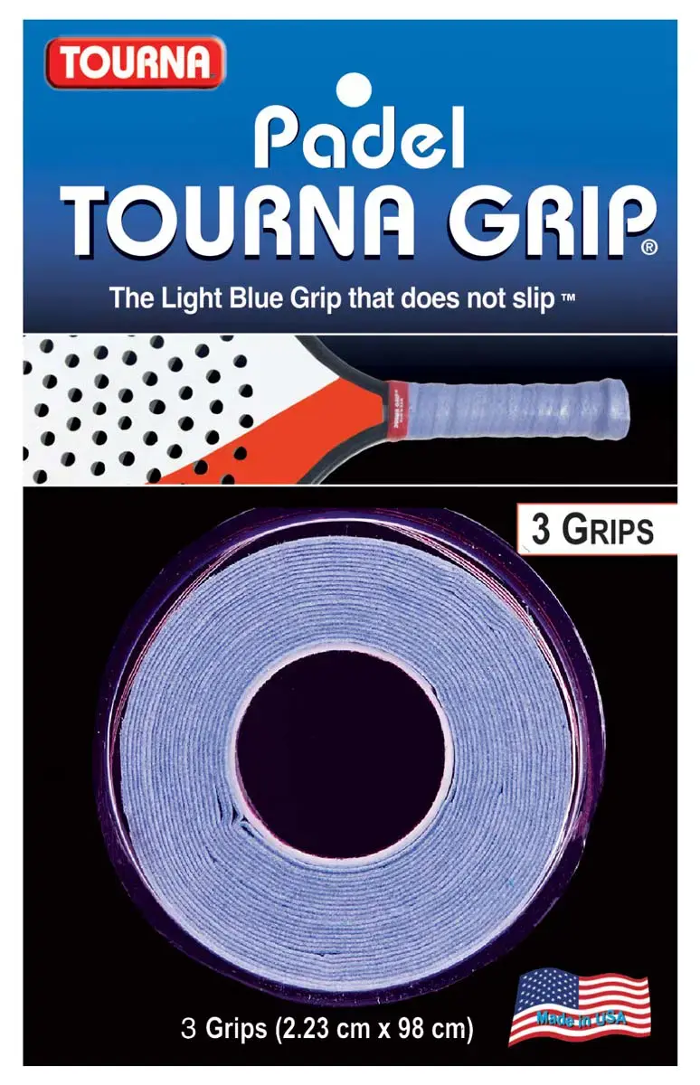 Tourna Grip Padel Overgrip 3er Pack – Trockener Profi-Grip für Schweißhände