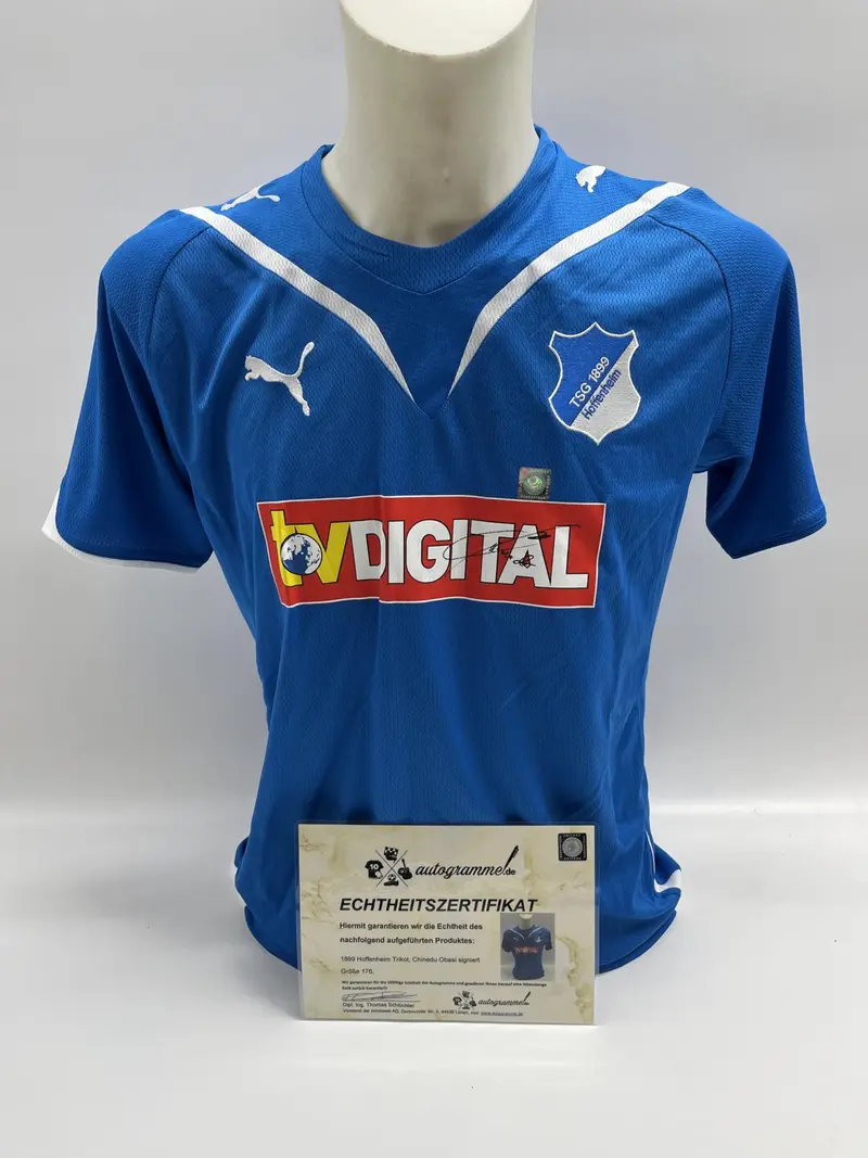 TSG 1899 Hoffenheim Trikot Chinedu Obasi signiert Autogramme Bundesliga Fußball Puma 176