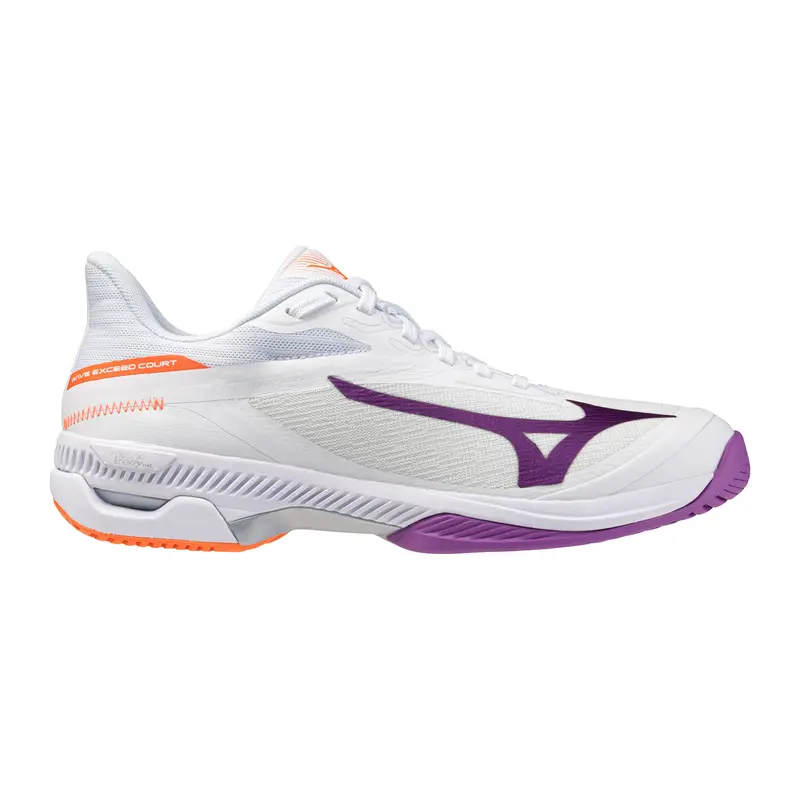 Wave Exceed Court Allcourtschuh Damen - weiß, lila