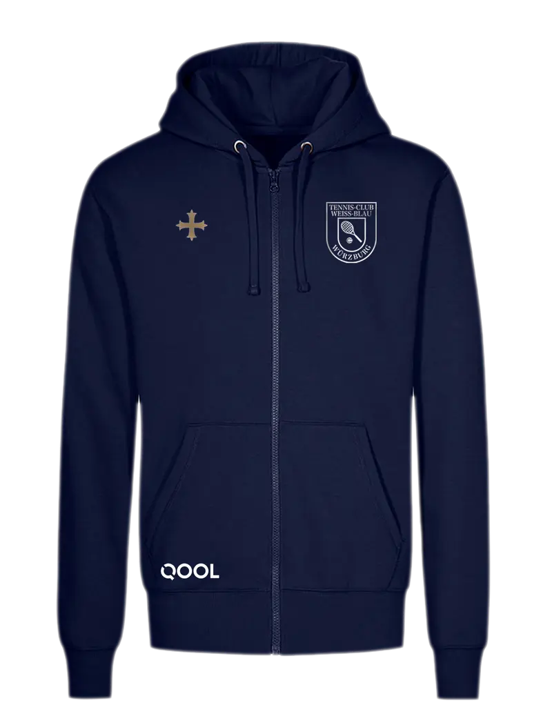 Weiss Blau Wurzburg / Zip-up hoodie (regular fit)
