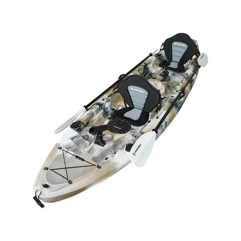 WIN.MAX Whale Familien 2-Personen-Angelkajak, 3.7M