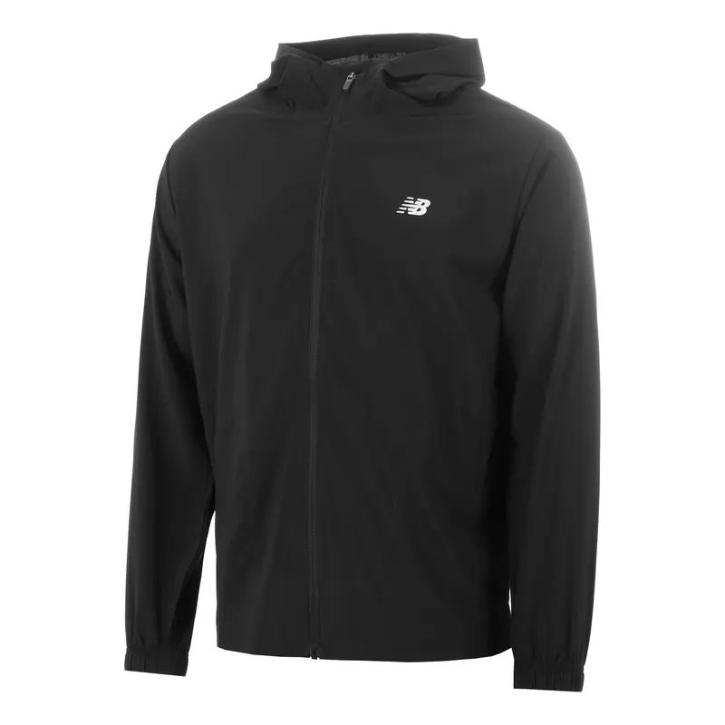 Woven Trainingsjacke Herren - schwarz